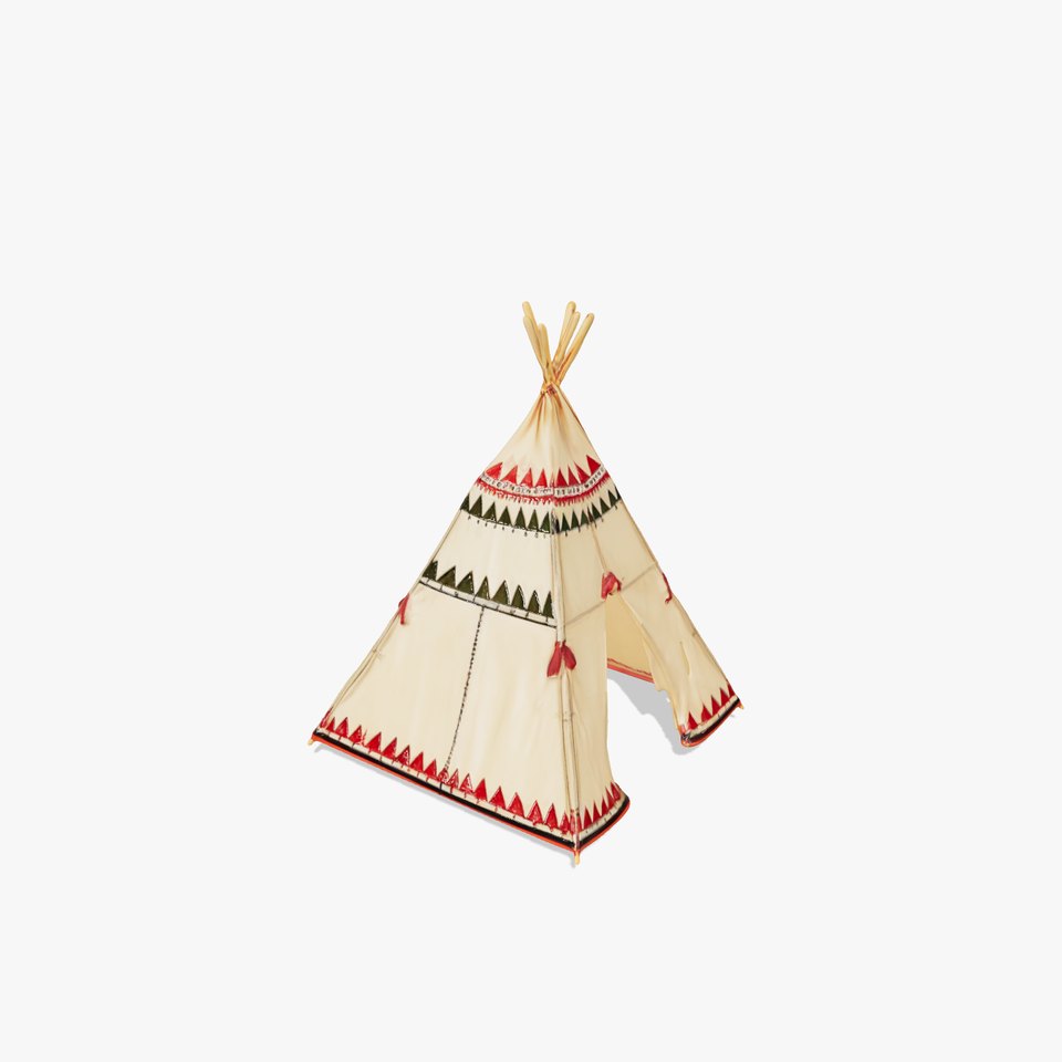 Colorful Teepee Tent D Model Pack